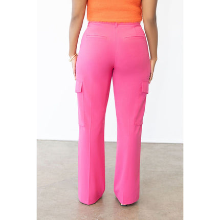 Pink Cargo Pants